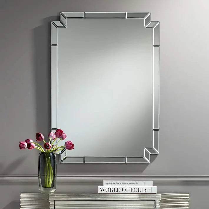 Minimalist Cut Corner Edge Modern Wall Mirror VDR-651 Venetian Design