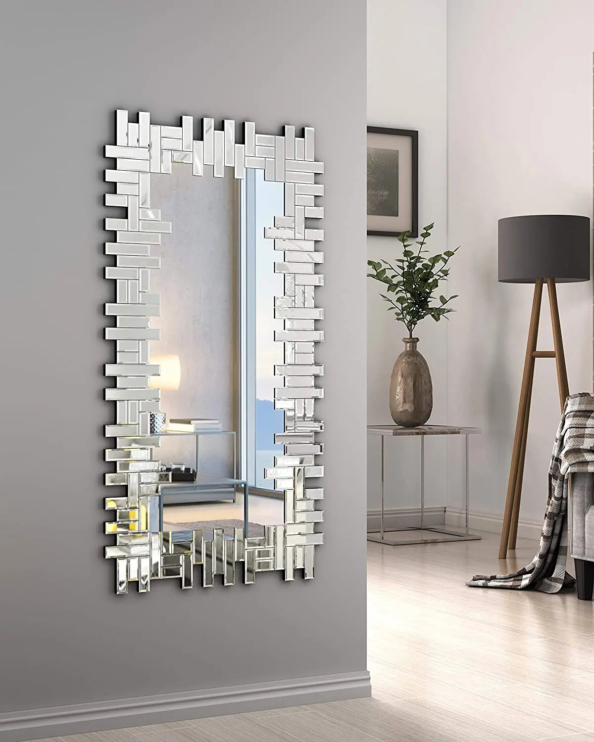 Rectangular Modern Wall Mirror VDR-660 Venetian Design