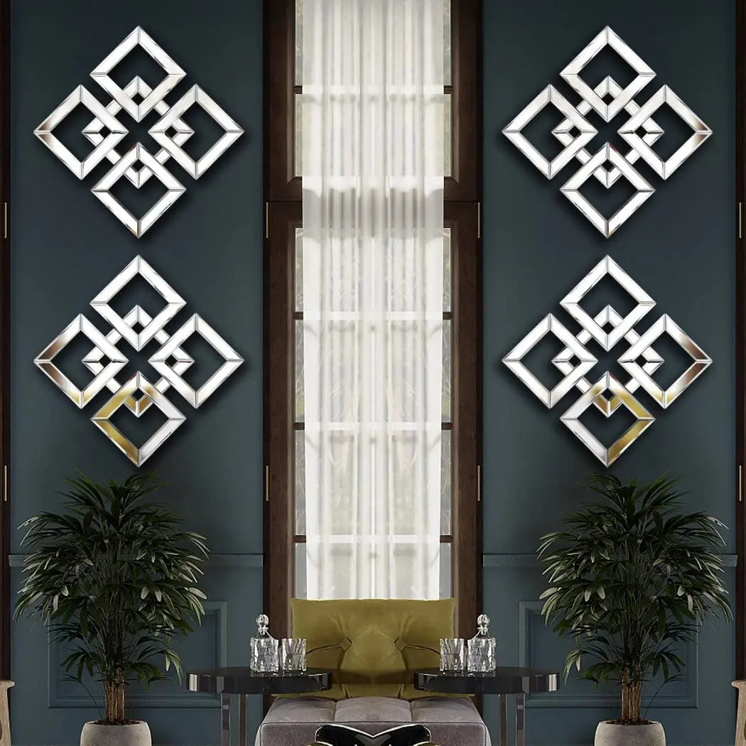 Mirror Wall Square Panel VDR-667 Venetian Design