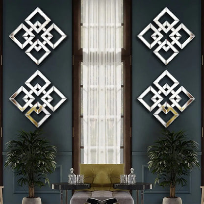 Mirror Wall Square Panel VDR-667 Venetian Design