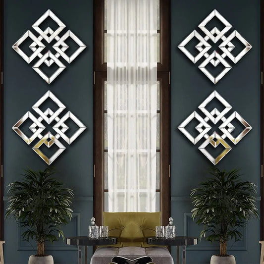 Mirror Wall Square Panel VDR-667 Venetian Design