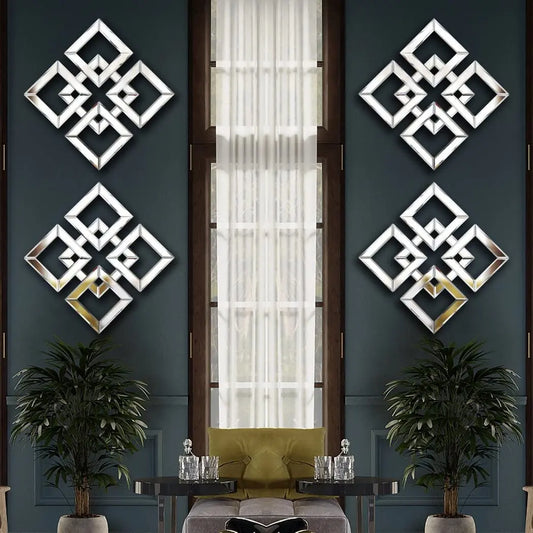 Mirror Wall Square Panel VDR-667 Venetian Design