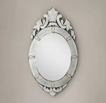Rococo Etched Mirror - Oval VDRH-04