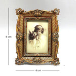 Vintage Golden Photo Frame Set