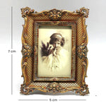 Vintage Golden Photo Frame Set