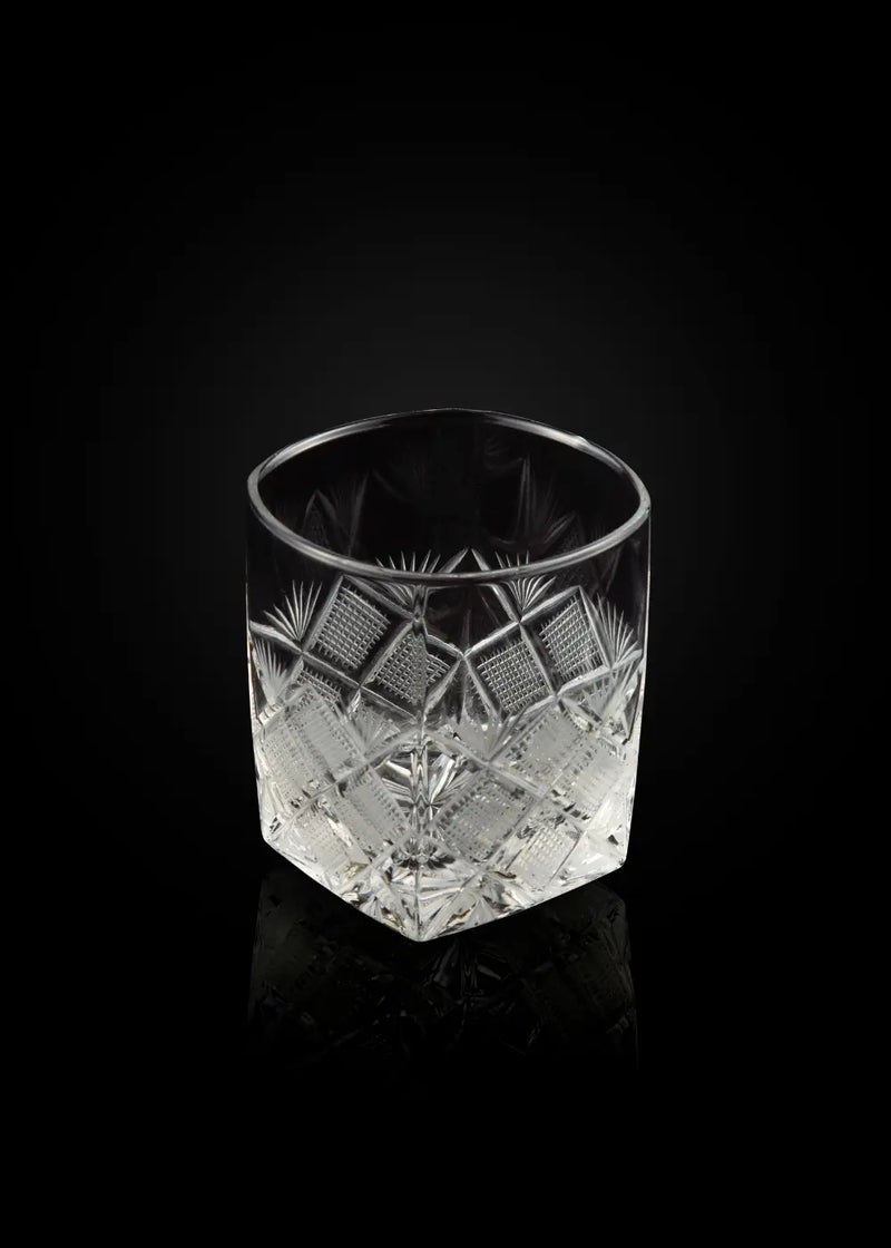 Hand Cut Whiskey Glass (Set of 2) WG-08