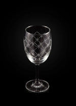 Crystal Hand Cut Wine Glass (Set of 2) WG-11