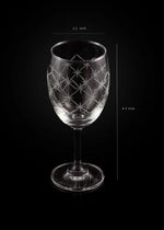 Crystal Hand Cut Wine Glass (Set of 2) WG-11