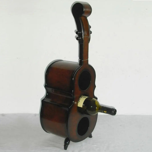 Buff Violin Wine Rack Venetian Design 100% Heart Made Products