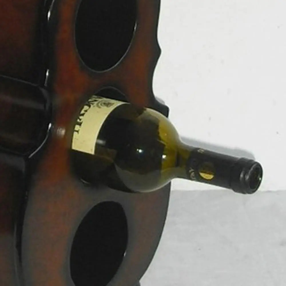 Buff Violin Wine Rack Venetian Design 100% Heart Made Products