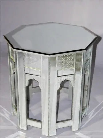 Octagonal Mirrored Coffee Table VDMF304 Venetian Design