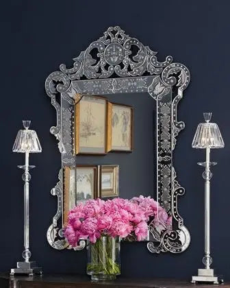 Elegant Rectangular Venetian Mirror VD-PI-682