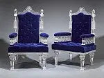 Crystal Arm Chair - A Stunning Addition to Your Living Room or Dining Room Venetian Design