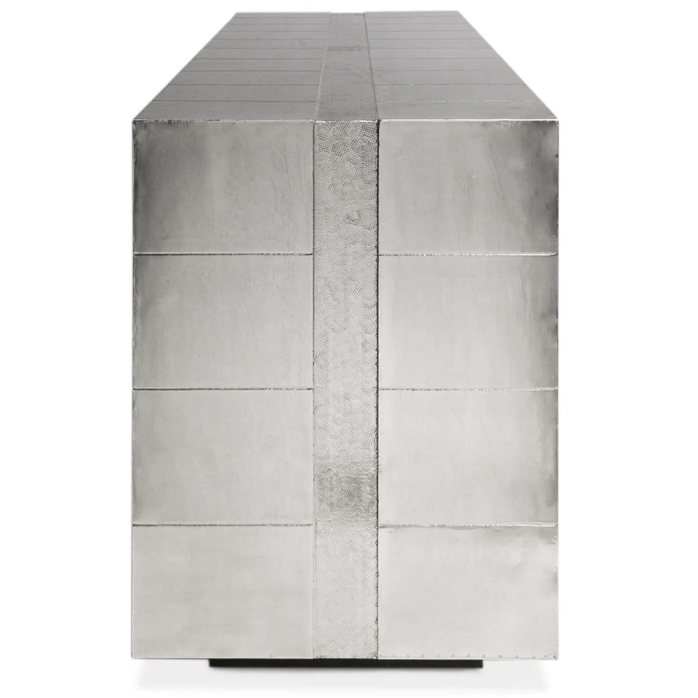 White Metal Credenza Venetian Design