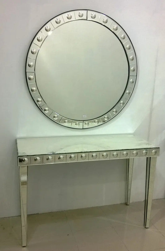 CONSOLE TABLE WITH MIRROR CWM-610 Venetian Design