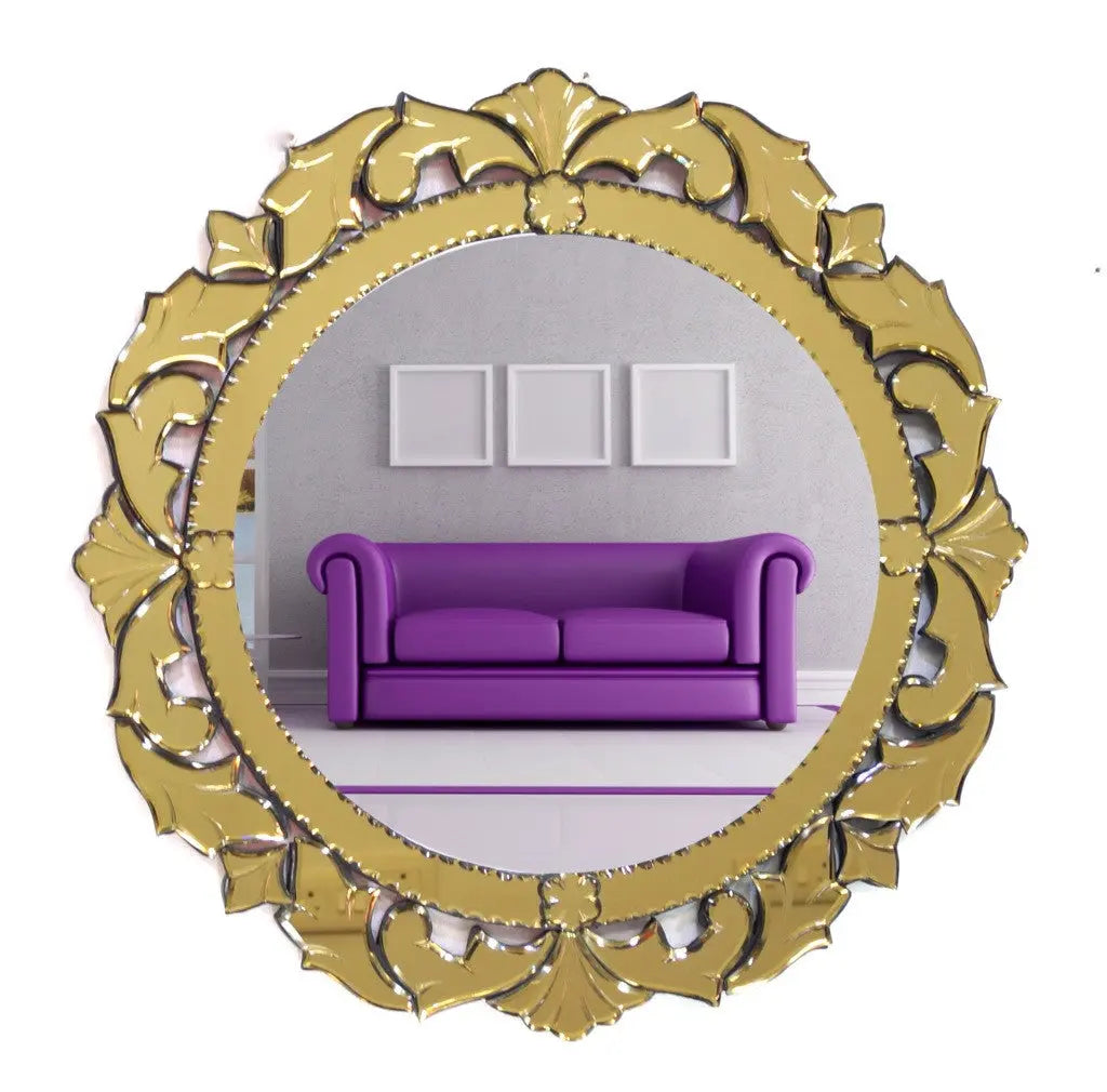 Golden Wall Mirror VDS-28 Venetian Design