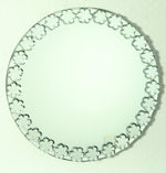 Flower bordered wall mirror VDS-60