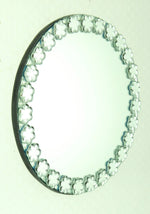 Flower bordered wall mirror VDS-60