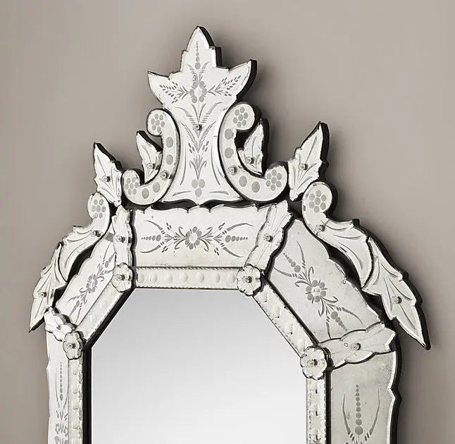 Rococo Etched Mirror - Octagon VDRH-02 Venetian Design