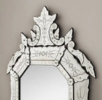 Rococo Etched Mirror - Octagon VDRH-02 Venetian Design
